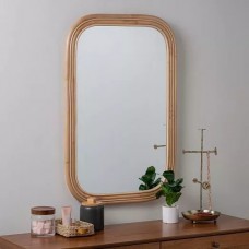 Large Rattan Mirror Large Rattan Mirror