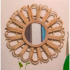 Rattan Decorated Mirrors Rattan Decorated Mirrors