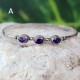Sterling Silver Gem Stone Bracelet Sterling Silver Gem Stone Bracelet