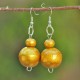 Round Wooden Earrings Round Wooden Earrings