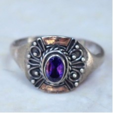 Gold Plated Silver Gem Stone Ring Gold Plated Silver Gem Stone Ring