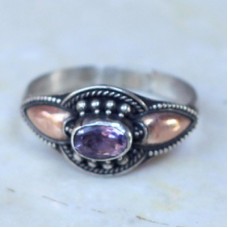 Gold Plated Silver Gem Stone Ring Gold Plated Silver Gem Stone Ring