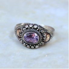 Gold Plated Silver Gem Stone Ring Gold Plated Silver Gem Stone Ring