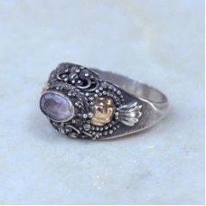 Gold Plated Silver Gem Stone Ring Gold Plated Silver Gem Stone Ring