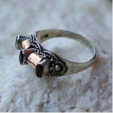 Gold Plated Silver Gem Stone Ring Gold Plated Silver Gem Stone Ring
