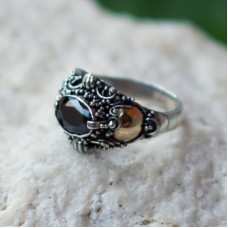 Gold Plated Silver Gem Stone Ring Gold Plated Silver Gem Stone Ring