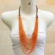 Beaded Necklace (with wooden chain)