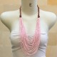 Beaded Necklace (with wooden chain)