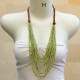 Beaded Necklace (with wooden chain)