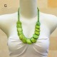 Round Half Chain Bone Necklaces Round Half Chain Bone Necklaces