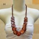 Round Half Chain Bone Necklaces Round Half Chain Bone Necklaces