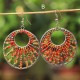 Beaded Circle Earrings Beaded Circle Earrings