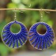 Beaded Circle Earrings Beaded Circle Earrings