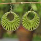 Beaded Circle Earrings Beaded Circle Earrings