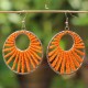 Beaded Circle Earrings Beaded Circle Earrings
