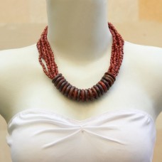 Beaded Wooden Necklaces