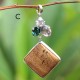 Square Gem Stone Pendants Square Gem Stone Pendants