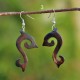 Carved Wooden Earrings Carved Wooden Earrings