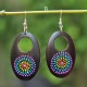 Oval Wooden Earrings (with hole) Oval Wooden Earrings (with hole)