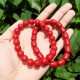 Red Coral Beaded Bracelet Red Coral Beaded Bracelet