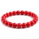 Red Coral Beaded Bracelet