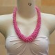 Rolled Beaded Necklace Rolled Beaded Necklace