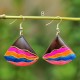 Quadrant Shaped Wooden Earrings Quadrant Shaped Wooden Earrings