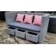 Synthetic Rattan Storage Sofa Synthetic Rattan Storage Sofa