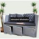 Synthetic Rattan Storage Sofa Synthetic Rattan Storage Sofa