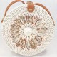 Decorated Rattan Circular Bags Decorated Rattan Circular Bags