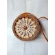 Decorated Rattan Circular Bags Decorated Rattan Circular Bags