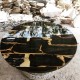 Naturally Petrified Wood - Black Table Top
