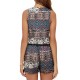 Ladies Batik Style Dungarees