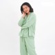 Long Pants Collarless Pajama Set (bamboo fabric) Long Pants Collarless Pajama Set (bamboo fabric)