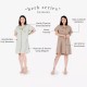 Collared Long Pajama Dress (bamboo fabric) Collared Long Pajama Dress (bamboo fabric)