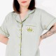 Collared Long Pajama Dress (bamboo fabric) Collared Long Pajama Dress (bamboo fabric)