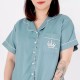 Short Pants Collared Pajama Set (bamboo fabric) Short Pants Collared Pajama Set (bamboo fabric)