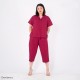 3/4 Length Pants Collared Pajama Set (bamboo fabric) 3/4 Length Pants Collared Pajama Set (bamboo fabric)