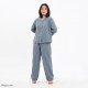 Long Pants Collarless Pajama Set (bamboo fabric) Long Pants Collarless Pajama Set (bamboo fabric)