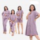 Collarless Long Pajama Dress (bamboo fabric) Collarless Long Pajama Dress (bamboo fabric)