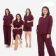 Collarless Long Pajama Dress (bamboo fabric) Collarless Long Pajama Dress (bamboo fabric)