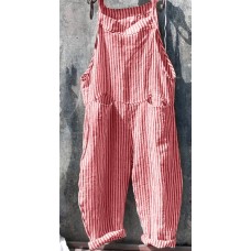 Ladies Stripey Dungarees Ladies Stripey Dungarees