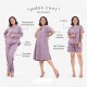 Collarless Long Pajama Dress (bamboo fabric) Collarless Long Pajama Dress (bamboo fabric)