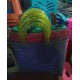 Upcycled Woven Shopping Bag Upcycled Woven Shopping Bag