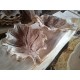 Hand Carved Leaf Bowls