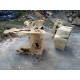 Natural Suar Wood Console Furniture