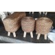 Round Enceng Stool Round Enceng Stool
