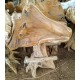 Suar Wood Goblet Chairs