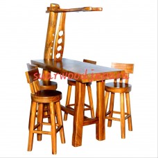 Suar Wood - Wine & Coffee Bar Set Suar Wood - Wine & Coffee Bar Set