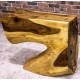 Natural Suar Wood Console Furniture
